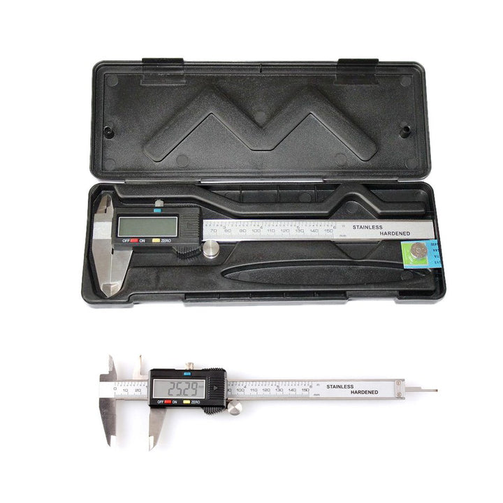 MSEKKO Messschieber Box Aufbewahrungsbox Etui für 0-150 mm Edelstahl elektronisches digitales Messsc