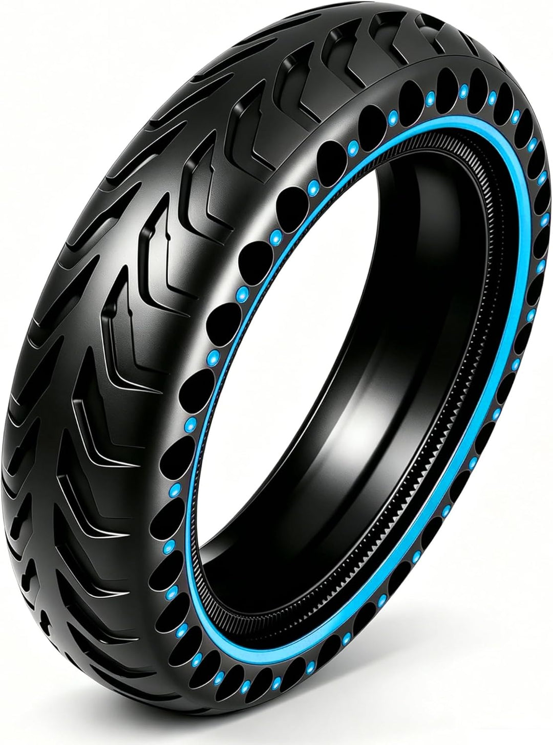 2PCS E Scooter Reifen 50/75-6.1 Tubeless, Werten Sie Ihr Scooter Auf mit Reifen 8 1/2 x2, Vollgummir