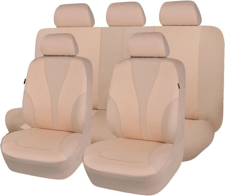 Flying Banner 9 Stück Autositzbezüge Komplettbezug Atmungsaktiver Verbundschwamm Polyestergewebe Bei