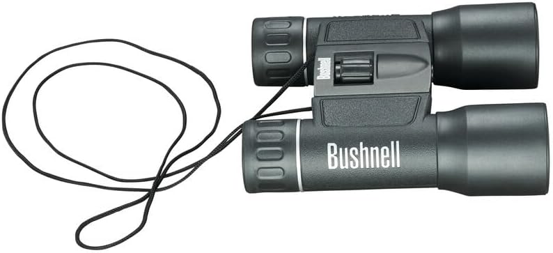 Bushnell, kompaktes, zusammenklappbares Dachkantprismen-Fernglas der Powerview-Serie grau 16 x 32mm