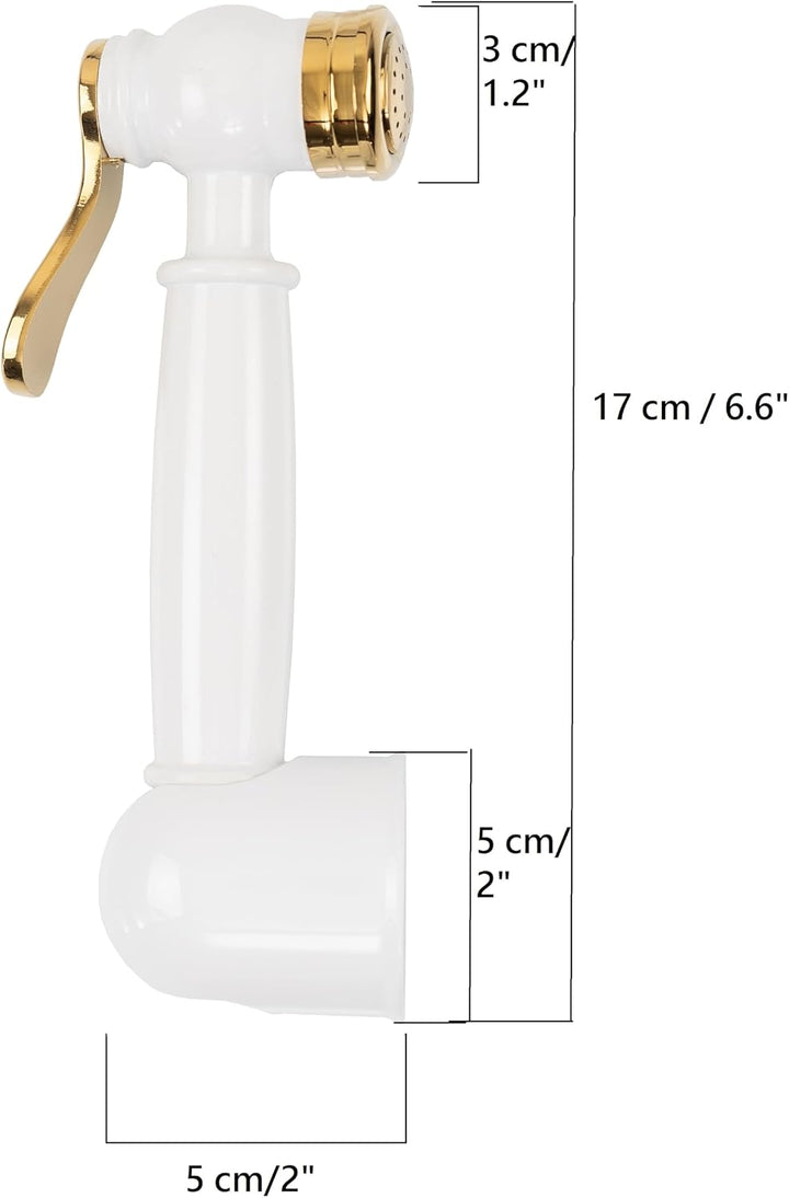 Ganzmetall-Bidet-Sprüher für Toilette, Handbrause, Halter, Badezimmer-Strahl-Sprüh-Set, Sprühaufsatz
