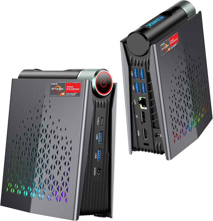 S3A Mini PC 32GB DDR5 4800MHz 1TB NVME PCIe3.0 SSD, AMD Ryzen 9 6900HX (bis zu 4,9 GHz) Radeon 680M,