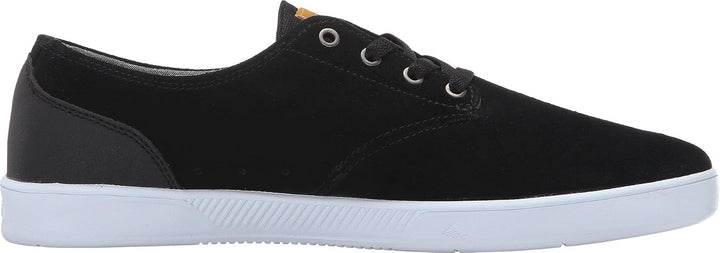 Emerica The Romero Laced Herren Skate-Schuh 42.5 EU Schwarz Schwarz Weiss, 42.5 EU Schwarz Schwarz W