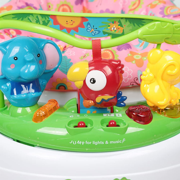 Jumperedoo, 360-Grad-Drehspass mit fröhlicher Musik, Lichtern und Geräuschen, für Babys und Kleinkin