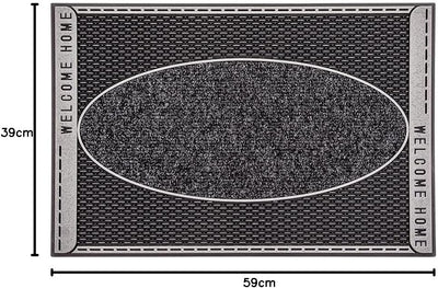 CarFashion Pur|Dualclean – Fussmatte| Türmatte| Fussabtreter | Schmutzfangmatte | Sauberlaufmatte |