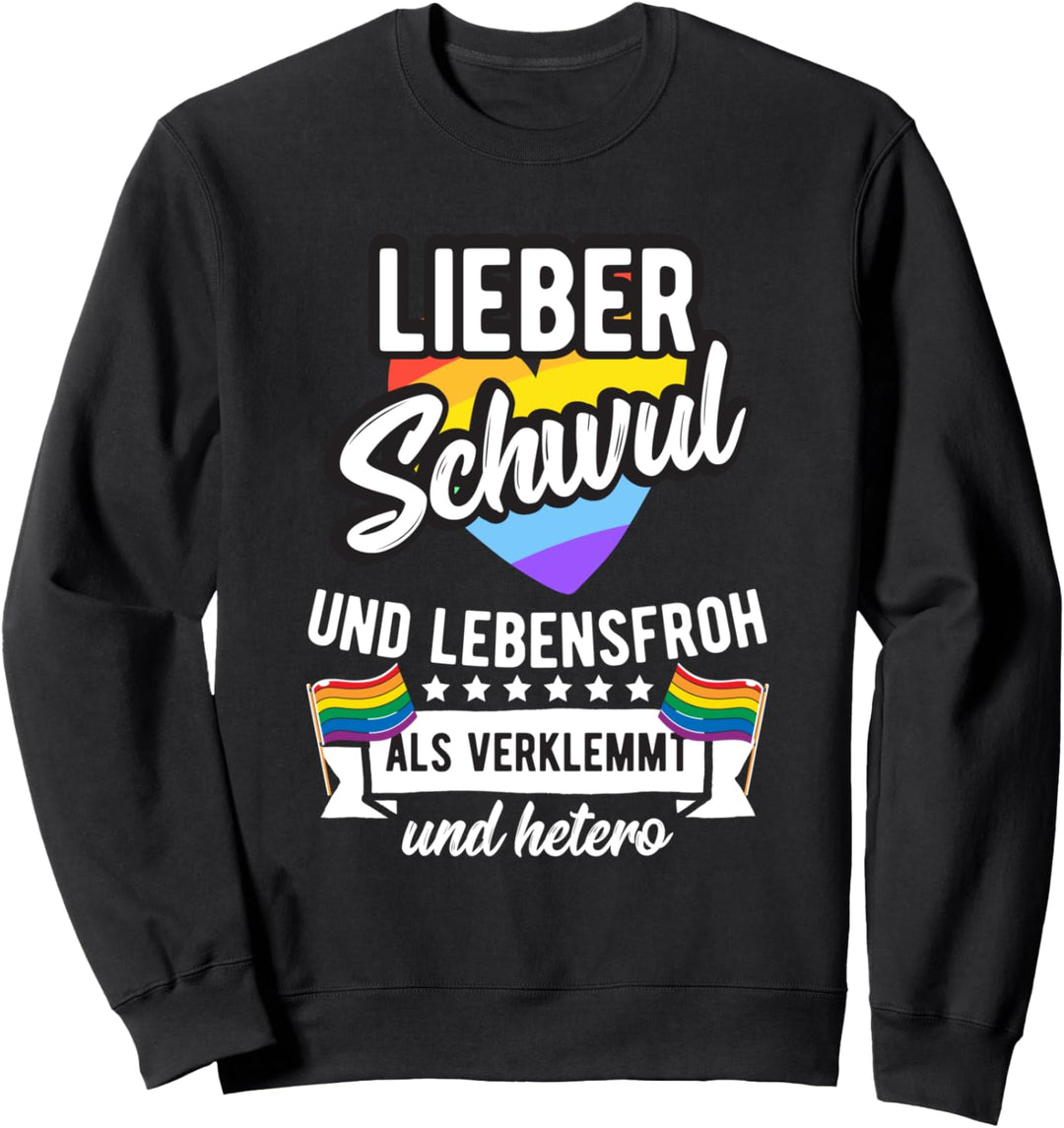 Schwul Humor Homosexuell Gay Pride Geschenk Spruch Sweatshirt