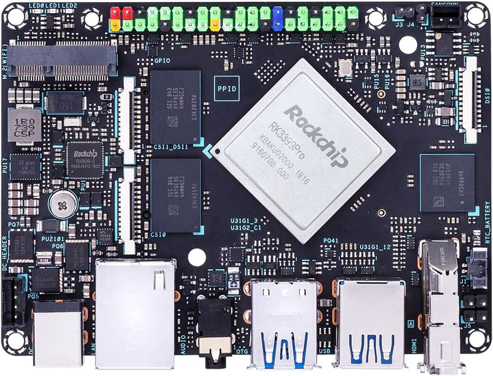ASUS Tinker Edge R Single-Board-Computer (Einplatinencomputer, Mainboard für KI-Anwendungen, Machine