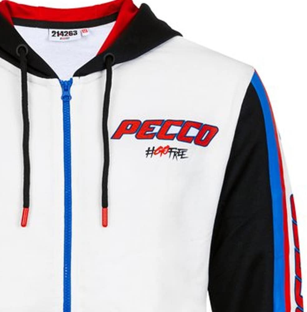 Pecco Herren Bagnaia Fleece (1er Pack) XXL Weiss, XXL Weiß
