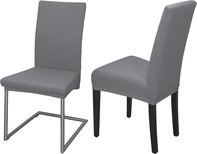 Staboos Stuhlhussen 6er Set - Hohe Elastizität - Stuhlbezug 6er Set - ÖKO TEX Zertifiziert (Stein) 6