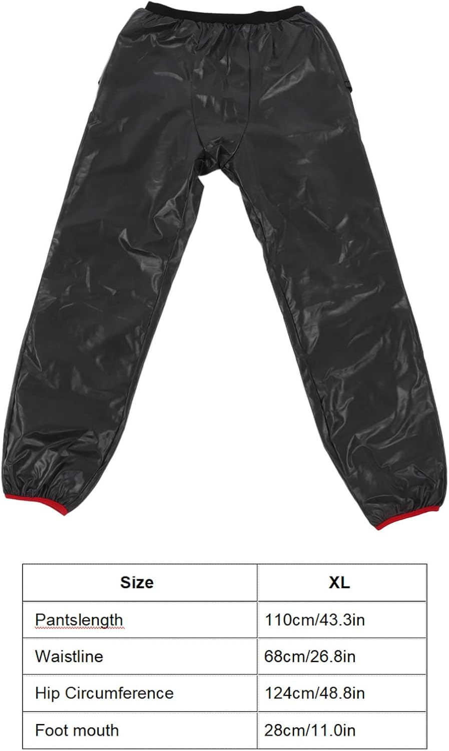 Herren-Regenhose, wasserdichte Regenüberhose, Atmungsaktive Reflektierende Hose für Regnerisches Wet