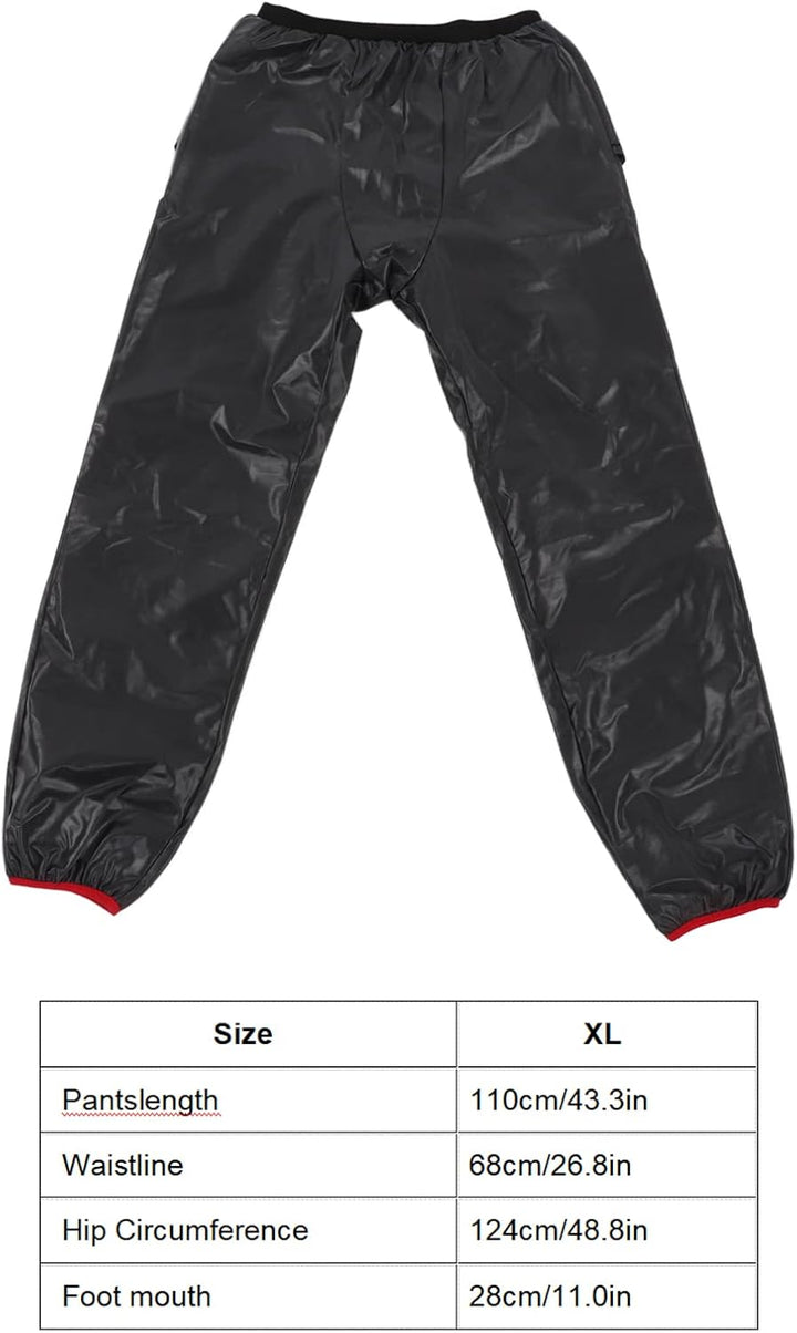 Herren-Regenhose, wasserdichte Regenüberhose, Atmungsaktive Reflektierende Hose für Regnerisches Wet