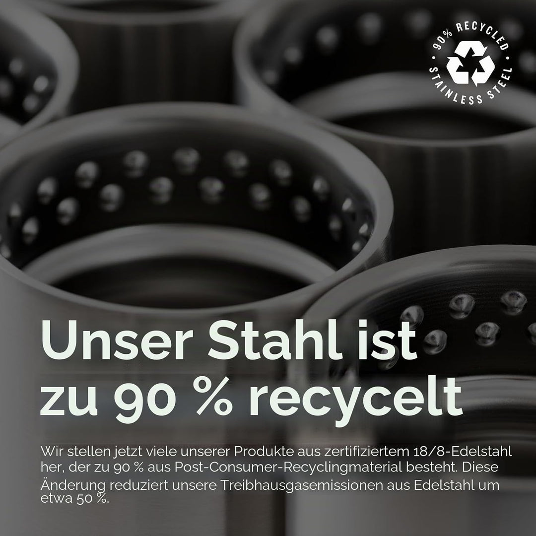 Klean Kanteen Rise klassische Isolierflasche aus Edelstahl, mit Bogenschlaufenverschluss, in der Far