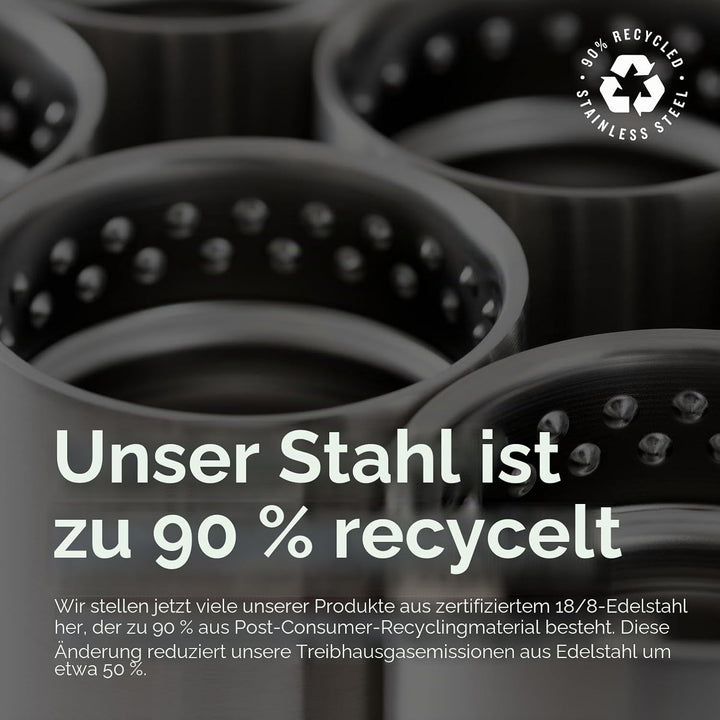 Klean Kanteen Rise klassische Isolierflasche aus Edelstahl, mit Bogenschlaufenverschluss, in der Far