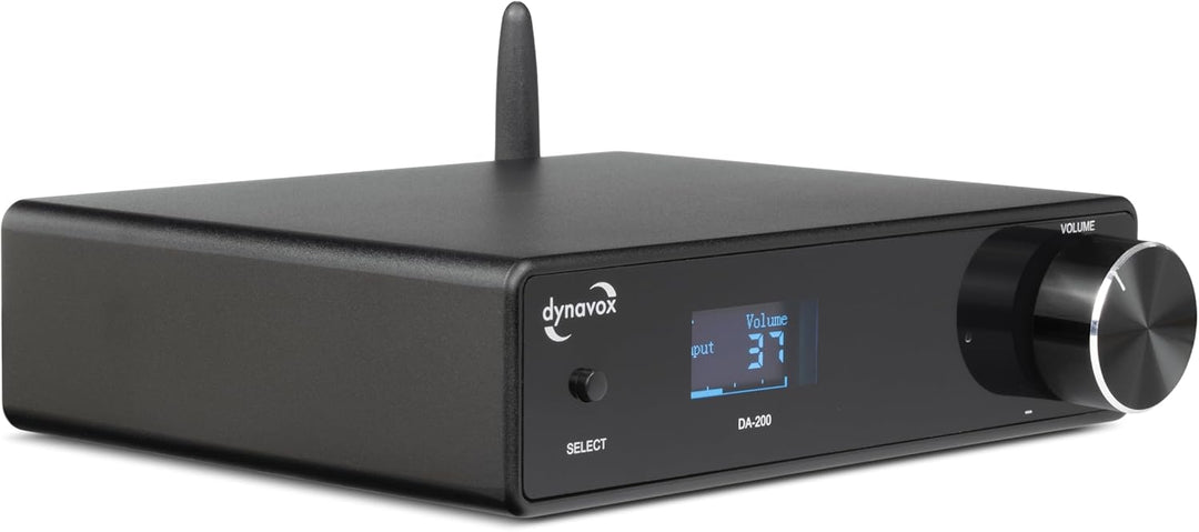 Dynavox DA-200 HiFi Verstärker, kompakter Class-D Stereo-Digitalverstärker mit BT 5.0, USB-DAC, opti