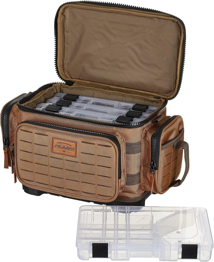 Plano Herren PLABG360 Tackle Bag, Khaki mit braunem und schwarzem Rand, 3600, 3600