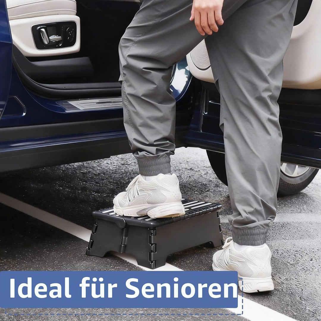 Tragbarer klappbarer Tritthocker, Rutschfester, Leichter Gehhilfe-Tritthocker für Senioren für Badez
