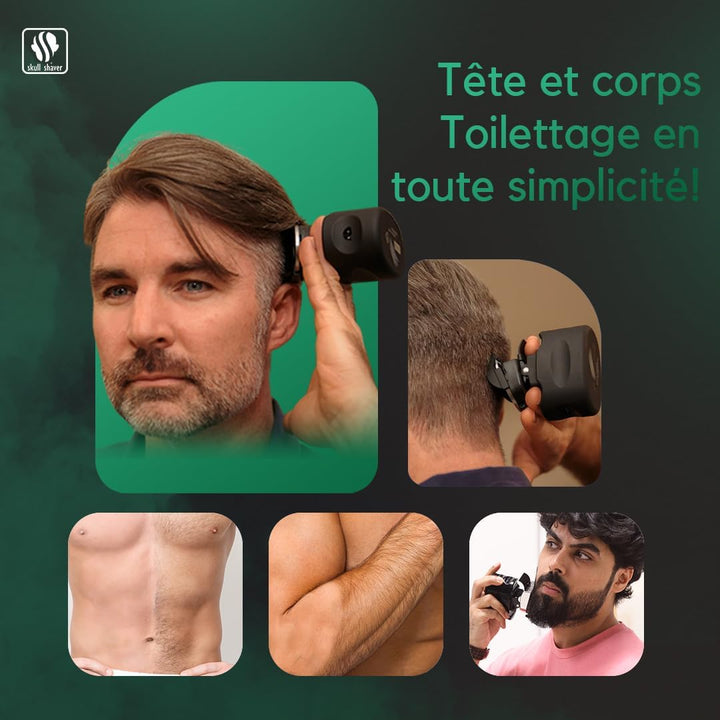 Beast Clipper Pro – Elektrischer Haarschneider für Herren für Kopf, gegenwärtig für Männer, Bart und