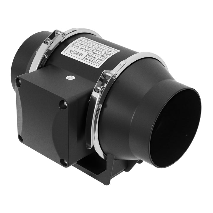 Luftventilator, 100 mm, 35 W, 220 m³/h, 2600 U/min, Schwarz