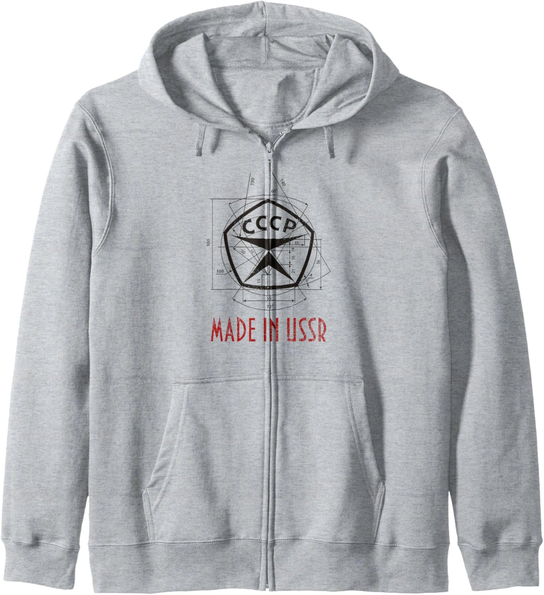 Hergestellt in der UdSSR Russland USSR Kapuzenjacke
