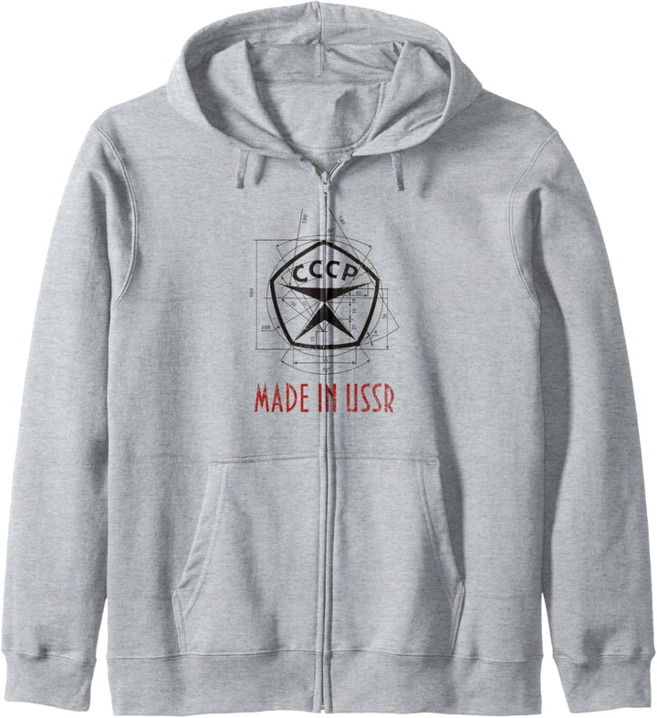 Hergestellt in der UdSSR Russland USSR Kapuzenjacke