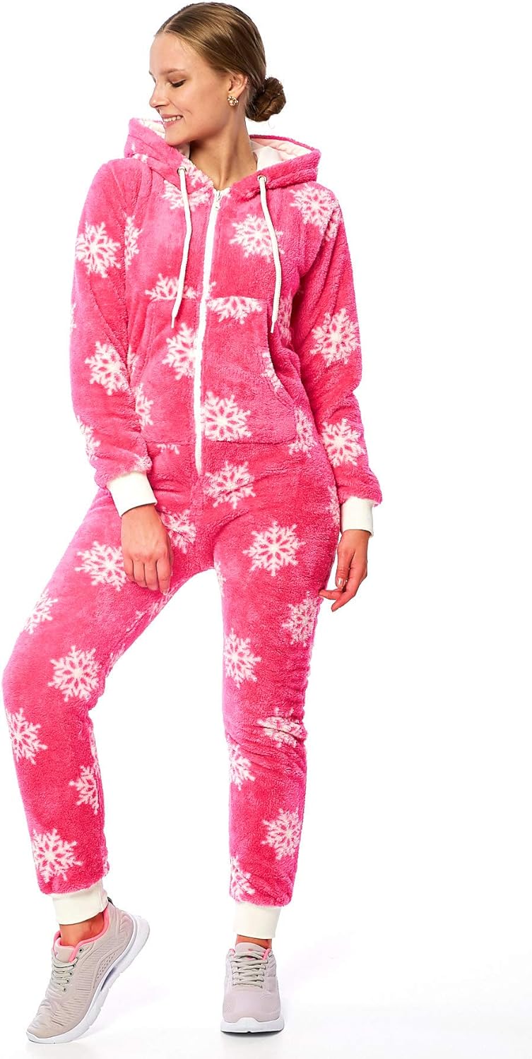 Crazy Age Teddyfleece Teddyfell Jumpsuit flauschig und kuschelig weich warm Einteiler Ganzkörperanzu