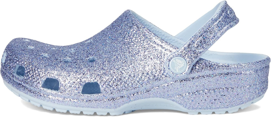 Crocs Unisex Crocband Clogs 30 EU Blue Frost Glitter, 30 EU Blue Frost Glitter