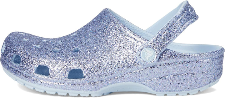 Crocs Unisex Crocband Clogs 30 EU Blue Frost Glitter, 30 EU Blue Frost Glitter