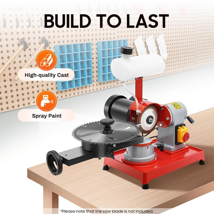 Sägeblatt Schärfgerät 370W, 2850rpm Sägeblattschärfgerät Kreissägeblatt Schärfgerät Schärfmaschine f
