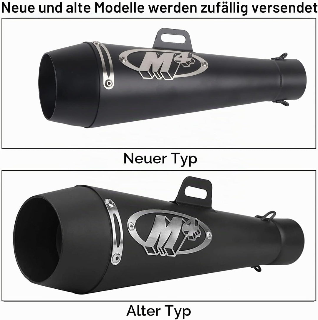 Auspuff Schalldämpfer Rohr Motorrad Schalldämpfer Schalldämpferrohr Auspuff Universal Schalldämpfer