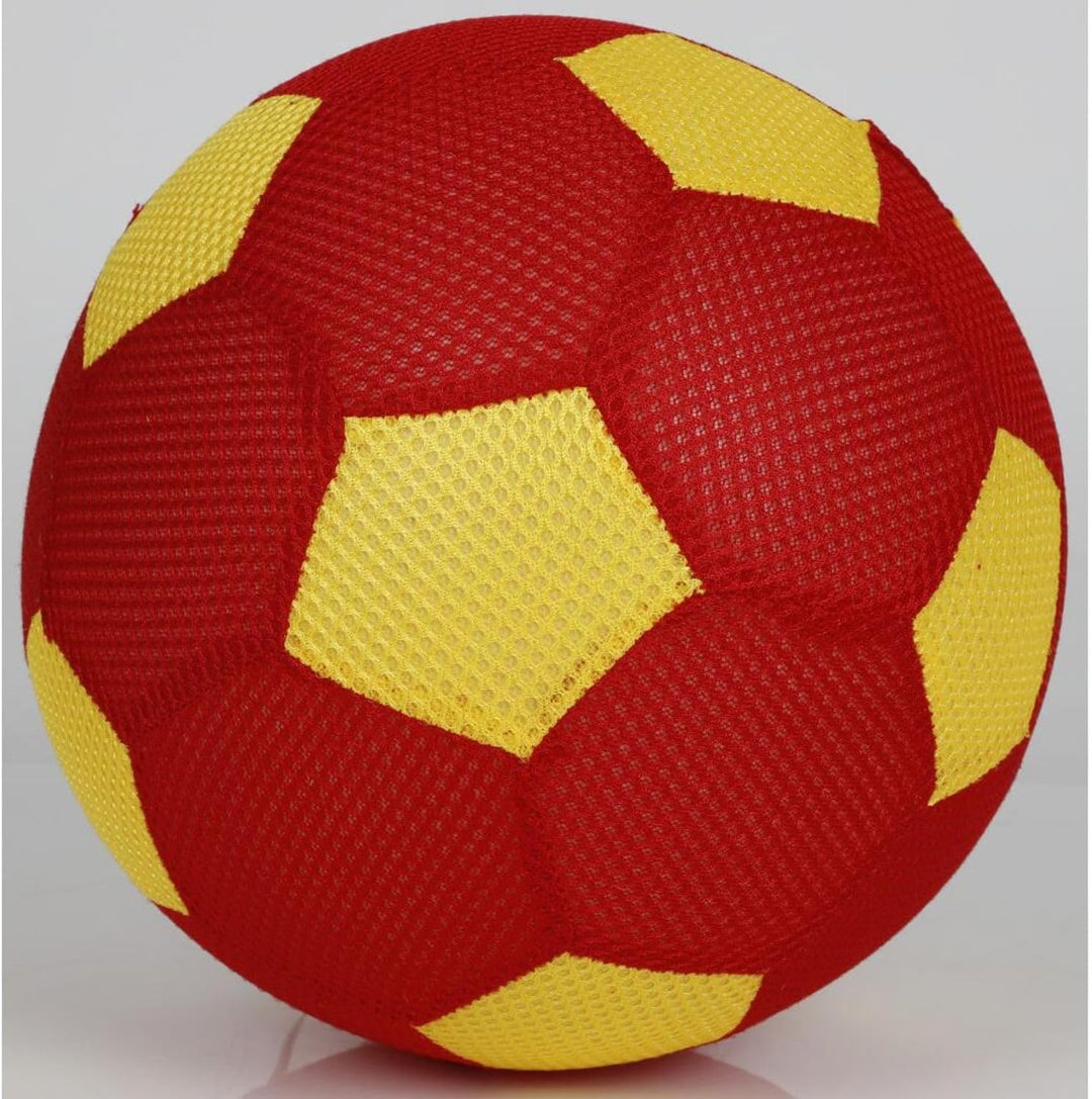 BURI 10x Meshball Spielball aufblasbar 22cm Softball Fussball Kinderball Spielzeug