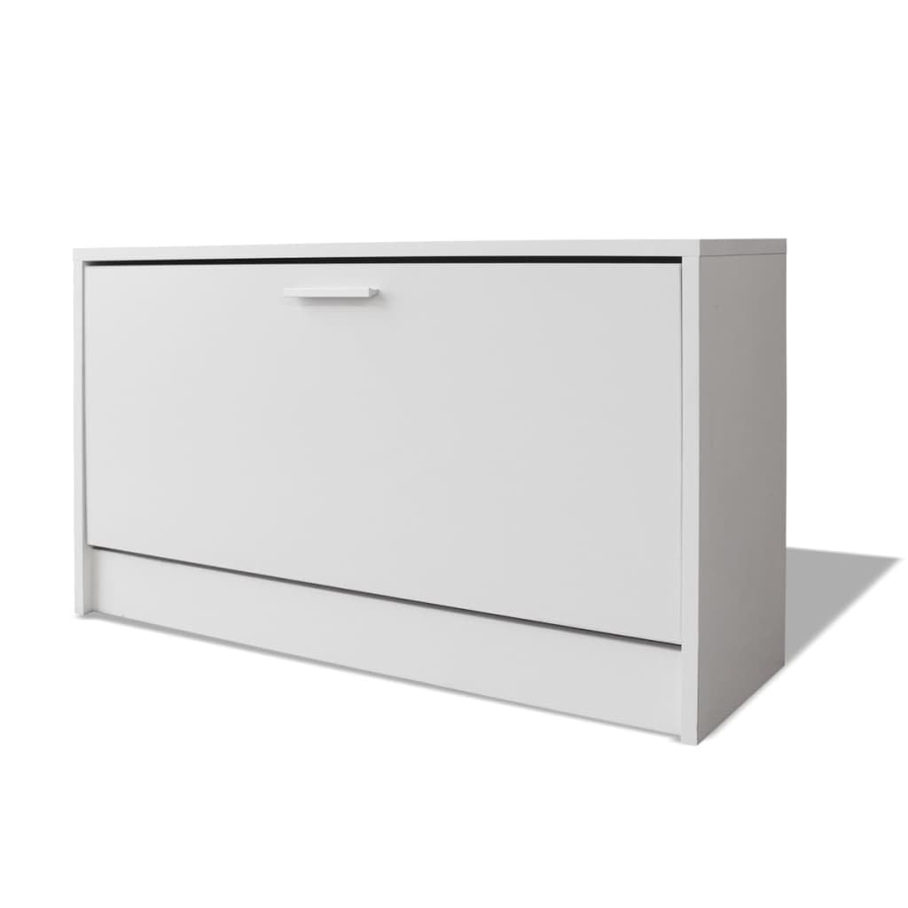 vidaXL Schuhbank Weiss 80x24x45 cm