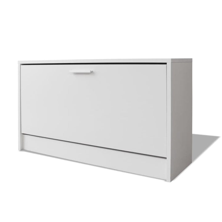 vidaXL Schuhbank Weiss 80x24x45 cm
