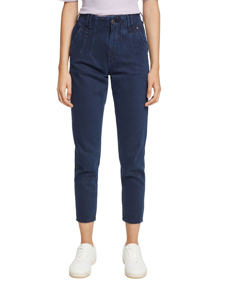 ESPRIT Damen Hose 27 400/Navy, 27 400/Navy