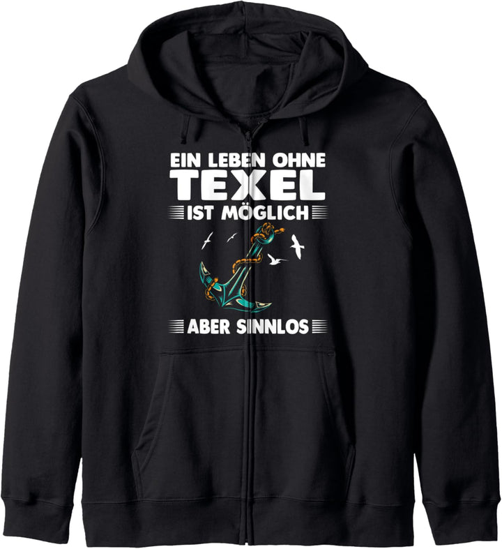 Nordsee Niederlande Nordseeinsel Holland Texel Kapuzenjacke