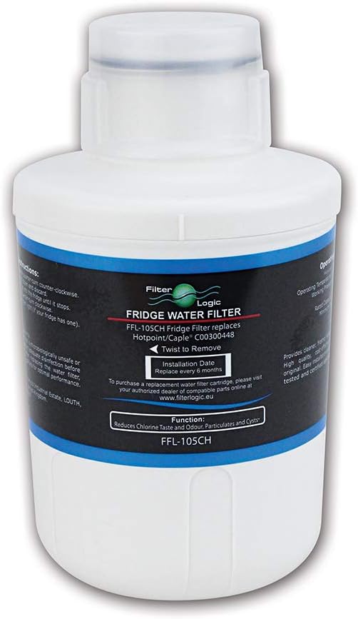 FilterLogic FFL-105CH Kühlschrank-Wasserfilter kompatibel mit Hotpoint C00300448, SXBD922FWD, SXBD92