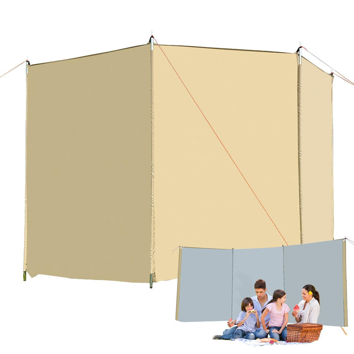 Teksome Oxford Windschutz für Campingkocher, mit Kordelzugbeutel, vielseitiger Sonnenschutz, Camping