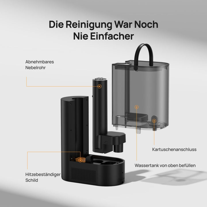 DREO 6L Smart Luftbefeuchter für grosse Räume, Warm- und Kaltnebel für Schlafzimmer, 60 Std. Laufzei