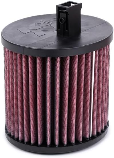 K&N E-0650 Waschbarer und wiederverwendbarer KFZ Luftfilter Red