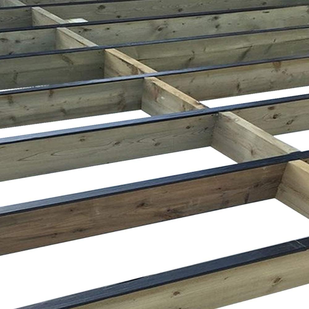 Screw Rebel Terrassen Holzschutzband für Unterkonstruktionen 80mm breit, 20m lang Breite: 80 mm, Bre