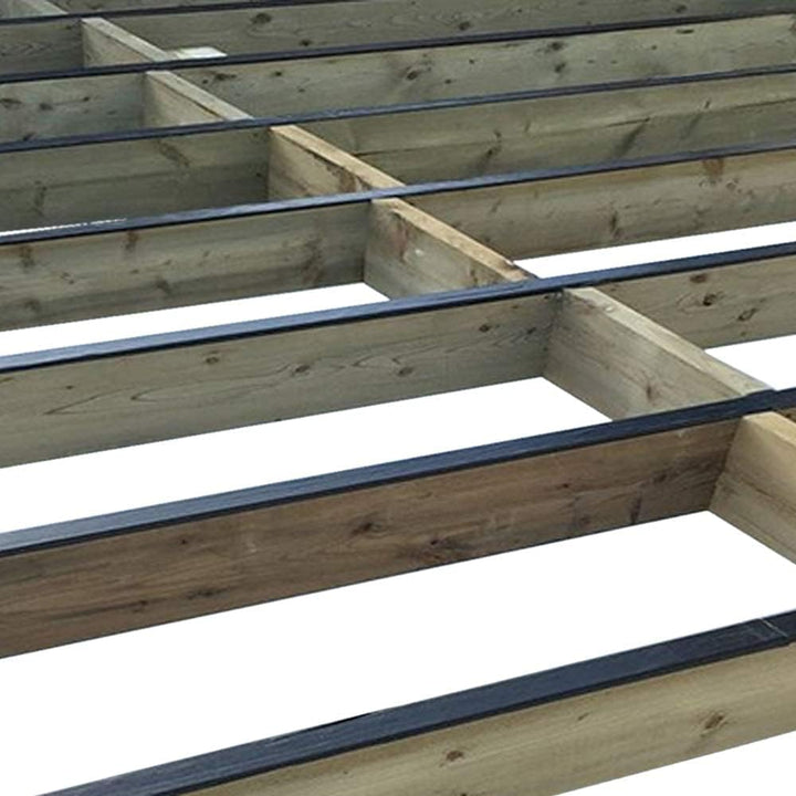 Screw Rebel Terrassen Holzschutzband für Unterkonstruktionen 80mm breit, 20m lang Breite: 80 mm, Bre