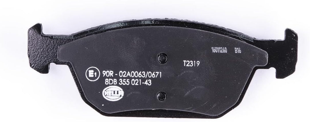 HELLA PAGID 8DB 355 021-431 Bremsbelagsatz - T2319 - Dicke/Stärke: 17mm - Bremssystem: Teves - mit a