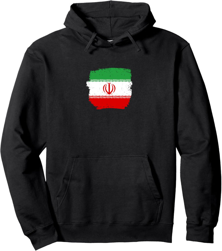 Iran Vintage Iranische Flagge Iraner Pullover Hoodie
