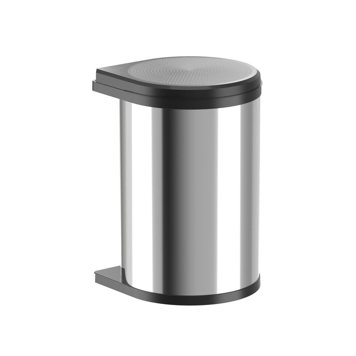 Hailo Abfallsammler 3520001 MO Mono 20 Liter Edelstahl poliert | Schwenkbarer Einbaumülleimer | Auto