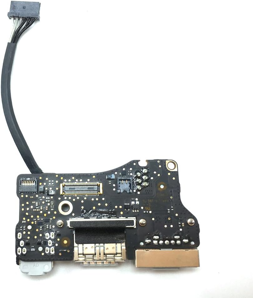 padarsey Neue DC-IN Jack I/O Board Passform für Apple MacBook Air 33 cm A1466 MD760 820–3455-a (Mitt
