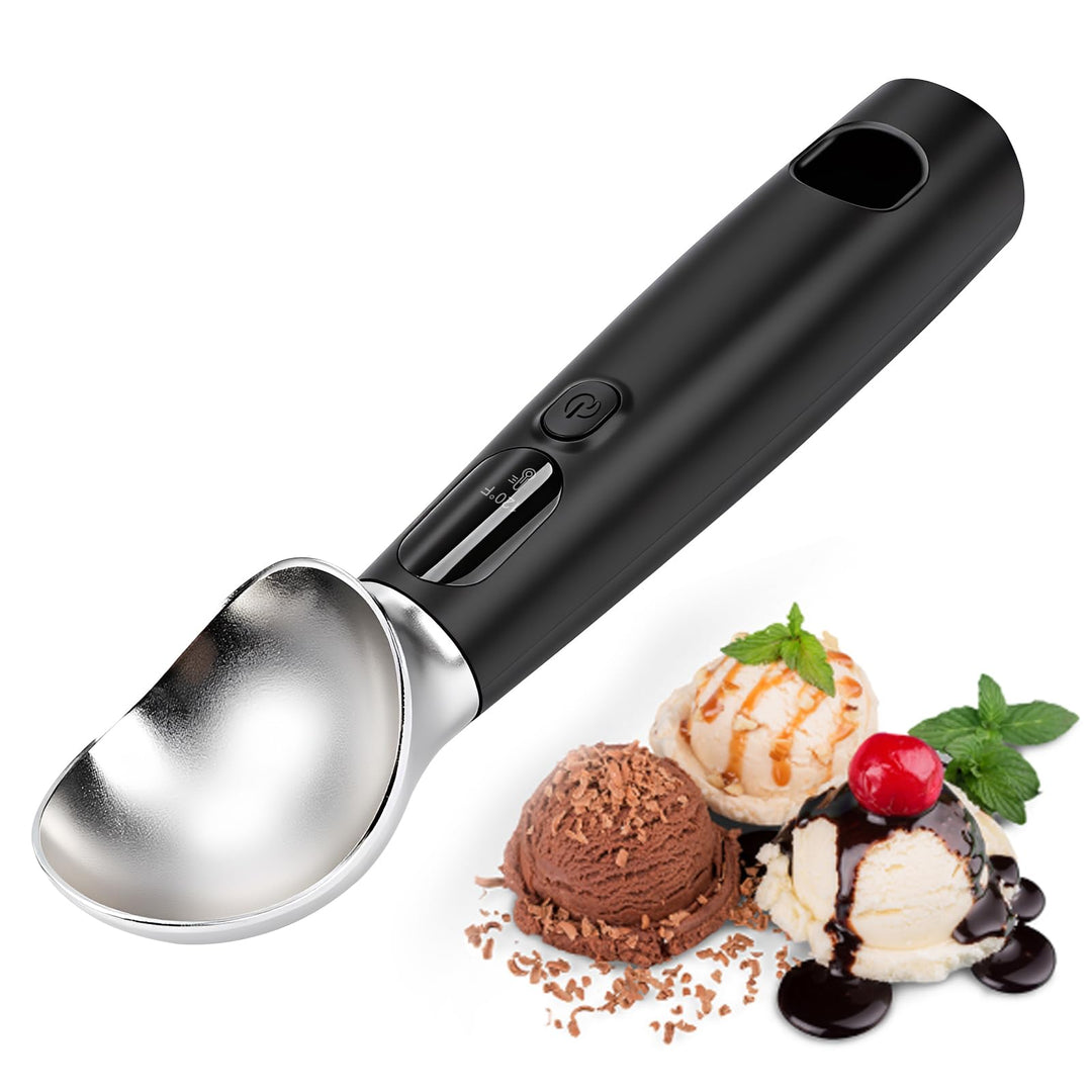 Beheizter Eisportionierer,Wärmender Eisportionierer mit 3-Stufig Einstellbaren–120/140/160°F, LED-Di