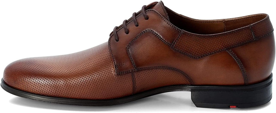 LLOYD Herren Schnürhalbschuhe Levin, Männer Businessschuhe,Derby,Normalweit 44.5 EU Cognac, 44.5 EU