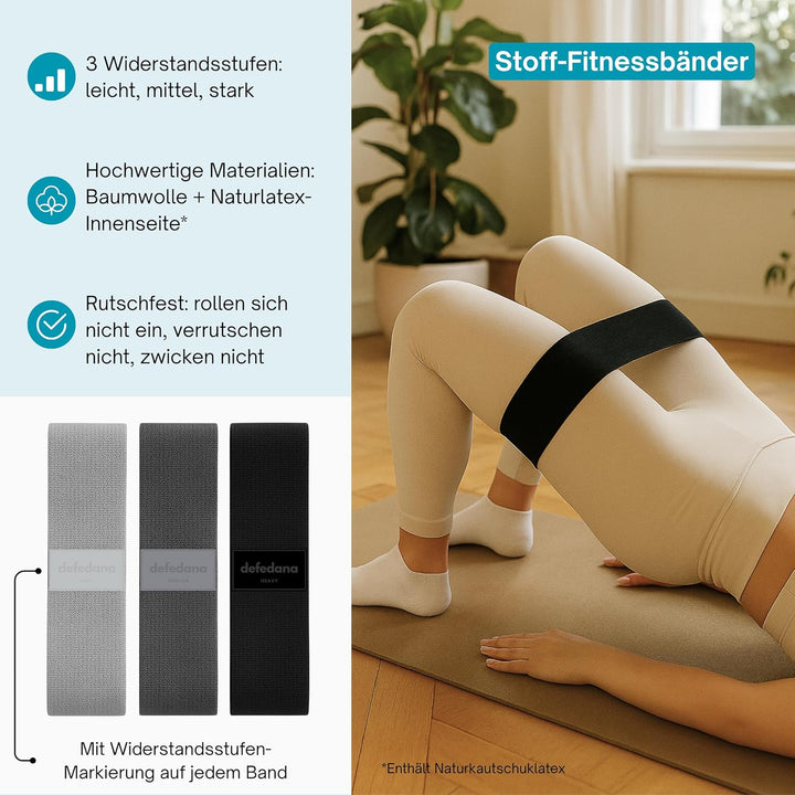 Pilates Set, Pilates Ball, Gymnastikband, Theraband, Terrabänder, Widerstandsbänder, Fitnessbänder -