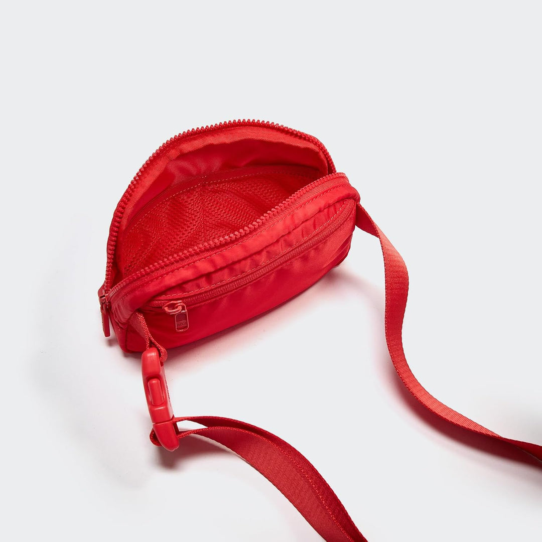Pander Gürteltasche mit Zwei-Wege-Reissverschluss, Nylon, für Damen, wasserabweisende Hüfttaschen, C