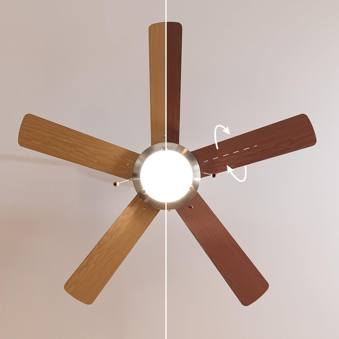 Cecotec EnergySilence Aero 540 Deckenventilator. 60 W, 132 cm Durchmesser, 5 Wendbare Flügel, 3 Gesc