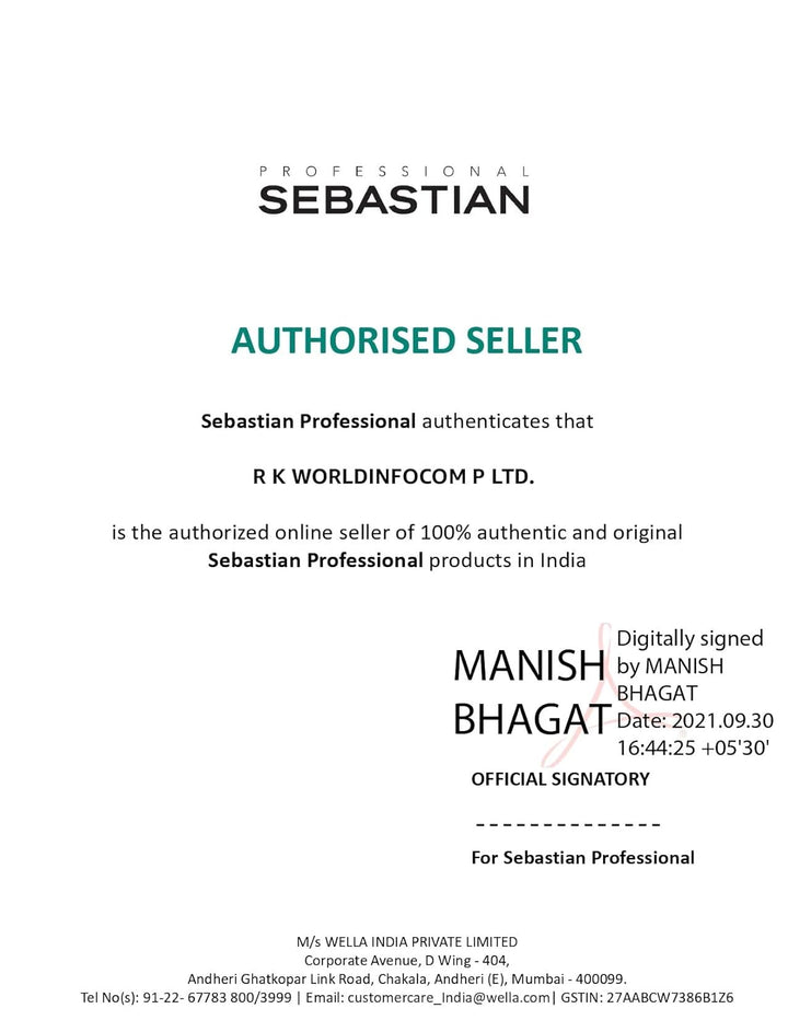 Sebastian Dark Oil Leichte Haarausrüstung 250ml